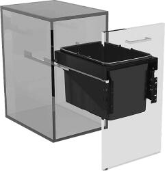 EKOTECH Beépíthető hulladékgyűjtő/kuka FRONT 45 1x34 liter lágyan záródó (950141605)