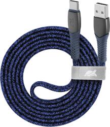 RIVACASE PS6102 USB-USB-C töltőkábel 1, 2m, kék (RUK6102BL) (RUK6102BL)