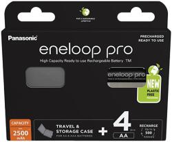 Panasonic eneloop 4db 2500mAh AAA mikró akkumulátor + akkubox (BK3HCDEC4BE-N) (BK3HCDEC4BE-N)
