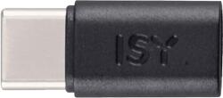 ISY IUC3002 MicroUSB-USB-C adapter, 2 db, fekete (2V000848)