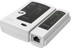 Hama RJ45 Hálózati kábel teszter, 8P8C, 6P6C, 6P4C (200778) (200778)
