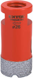 Extol Premium körkivágó csempére, gyémánt vágóél; 28mm × M14, sarokcsiszolóba fogható (8802984)
