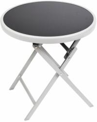 Garthen Masă bistro de grădină, pliabilă, Ø 45 cm, negru colorat (GM36493)