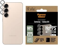 Panzer Hoops Lencsevédő Edzett Üveg Samsung Galaxy S25-höz Átlátszó üvegfólia