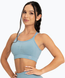 Gym Glamour Edzés melltartó Gym Glamour Push Up 2.0 kék lagúna