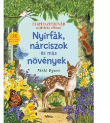 Móra könyvkiadó Természetbúvár matricás album: nyírfák, nárciszok és más növények (9789636034870) - aqua