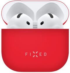 FIXED Silky Apple AirPods 4 piros tok (FIXSIL-1473-RD)