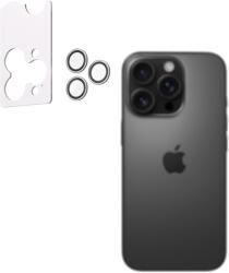 AlzaGuard Elite Lens Protector iPhone 16 Pro / 16 Pro Max kamera védő fólia - átlátszó + felhelyező keret (AGD-AGL008Z)