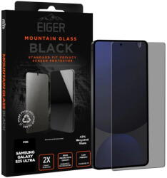 Eiger Folie Sticla Mountain Glass Privacy Samsung Galaxy S25 Ultra Black (EGMSP00308) - vexio