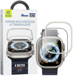 Blueo Sapphire And Titanium Alloy Tempered Glass Protector Kit - Apple Watch Ultra2/Ultra 49mm (BSTP-AWULTRA49)