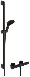 Hansgrohe Pulsify Select S - Set de duș cu termostat, 3 jeturi, negru mat 24261670 (24261670)