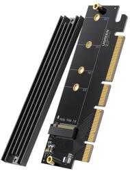 UGREEN Bővítőkártya PCIe 4.0(16x) - M. 2 NVMe, SSD, fekete 30715 (30715)