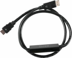 V7 Displayport 1.4 apa - HDMI 2.1 apa Kábel 1m - Fekete (V7DP14HDMI21-1M-BLK)