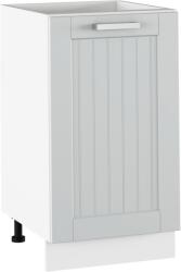 TEMPO KONDELA Alsó szekrény, világosszürke/fehér, JULIA TYP 54 - sprintbutor