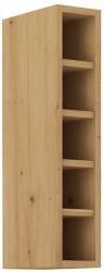 TEMPO KONDELA Felső polcos szekrény, artisan tölgy, LULA 15 G-72 OTW - sprintbutor