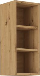 TEMPO KONDELA Felső nyitott szekrény, artisan tölgy, MONRO 30 G-72 OTW - sprintbutor