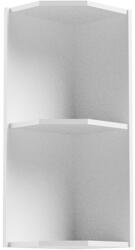 TEMPO KONDELA Felső sarokszekrény, fehér, AURORA G25PZ - sprintbutor