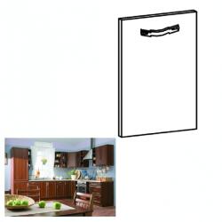 TEMPO KONDELA Előlap mosogatógéphez, 44, 6x71, 3, dió Milano, SICILIA - sprintbutor