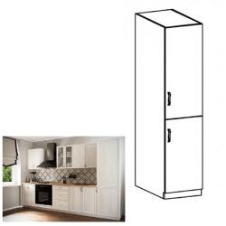 TEMPO KONDELA Élelmiszer szekrény D40SP, fehér/sosna Andersen, jobb, SICILIA - sprintbutor