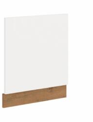 TEMPO KONDELA Ajtó beépített mosogatógépre, lancelot tölgy/ fehér extra magas fényű HG, VEGA ZM 570x596 - sprintbutor
