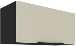 TEMPO KONDELA Felső szekrény, cashmere/fekete, ARAKA 80 GU-36 1F - sprintbutor