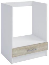 TEMPO KONDELA alsószekrény, tölgy sonoma/fehér, FABIANA S - 60KU - sprintbutor