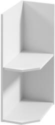 TEMPO KONDELA alsószekrény két polccal D25PZ, jobbos, fehér, PROVANCE - sprintbutor