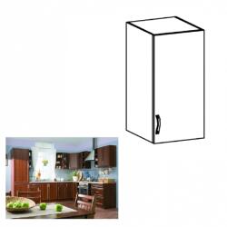 TEMPO KONDELA Felsőszekrény G40, jobbos, dió Milano, SICILIA - sprintbutor