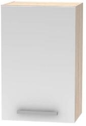 TEMPO KONDELA Felsőszekrény 45 1DV, tölgy sonoma/fehér, NOVA PLUS NOPL-024-OH - sprintbutor