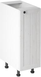 TEMPO KONDELA alsószekrény D30, jobbos, fehér/sosna andersen, PROVANCE - sprintbutor