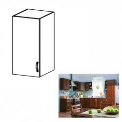 TEMPO KONDELA Felsőszekrény G30, balos, dió Milano, SICILIA - sprintbutor