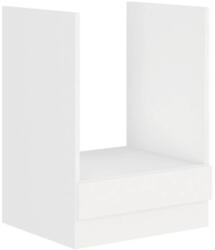 TEMPO KONDELA Szekrény, beépíthető tűzhelyhez, fehér, SPLIT 60 DG BB - sprintbutor