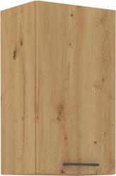 TEMPO KONDELA Felső szekrény, artisan tölgy, MONRO 40 G-72 1F