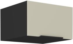 TEMPO KONDELA Felső szekrény, cashmere/fekete, ARAKA 60 NAGU-36 1F - sprintbutor