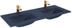 AREZZO design Skappa dupla medencés kerámia mosdó 120 cm, matt kék AR-146074 (AR-146074)
