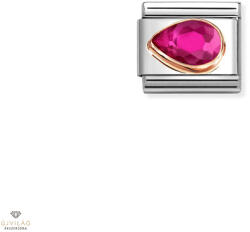 NOMINATION "Bal Magenta piros könnycsepp" charm - 430605-005