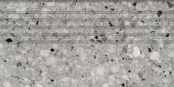Tubadzin Gresie portelanata, cu efect de piatra, Tubadzin Macchia 038998 Treapta gresie portelanata Tubadzin Macchia graphite MAT (038998 Treapta gresie portelanata Tubadzin Macchia graphite MAT)