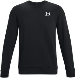 Under Armour Férfi sportos cipzár nélküli pulcsi Under Armour ESSENTIAL FLEECE CREW fekete 1374250-001 - 3XL