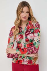 GUESS ing SHIRRED női, galléros, slim, W2BP43 KBEM0 - többszínű XS