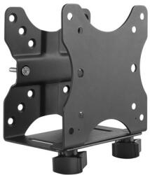  Equip MiniPC tartó - 650890 (Univerzális: 100x100 VESA-hoz rögzíthető, Max. : 5kg, fekete)