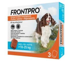 FRONTPRO FRONTPRO® RÁGÓTABLETTA (>10-25 KG) 68 MG; 3 TABLETTa 2db-tól