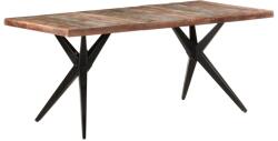 vidaXL tömör újrahasznosított fa étkezőasztal 180 x 90 x 76 cm (323570)