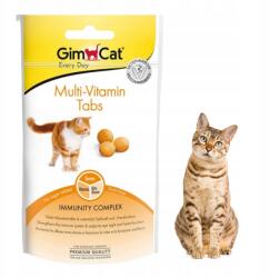 GimCat MulitivataminTabs Csemege Macska Tabletta Vitamin Immunerősítés 40g (4002064418704)