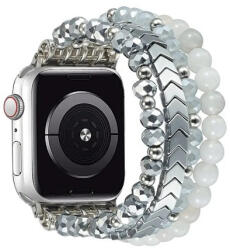 Mybandz 56702 apple watch gyöngyös fém óraszíj-ezüst /40/41 és 42 mm (56702) - mostelado