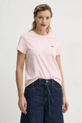 Levi's pamut póló női, rózsaszín - rózsaszín S