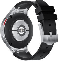 Mybandz 53272 element szilikon óraszíj-samsung galaxy watch 5-6-7/fekete-ezüst/20mm (53272) - mostelado