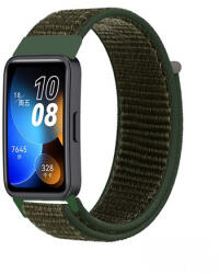 Mybandz 33509 tépőzáras szövet óraszíj/khaki huawei band 8 (33509)