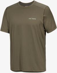 Arcteryx Tricou alergare Arcteryx Cormac ArcBird Logo SS - tatsu heather/stone green