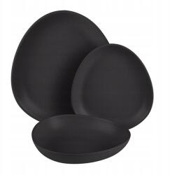 Berlinger Haus Étkező tányérok készlet 18 db Matte Black kollekció (BH-10021)
