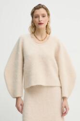 By Malene Birger gyapjú pulóver MILEA női, bézs, 103025 - bézs L